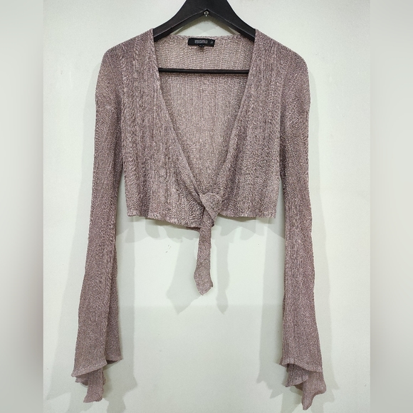 Rose golden Shrug cum Wrap top - Picture 2 of 15